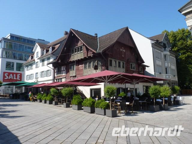 Das Wahrzeichen Dornbirns, das Rote Haus