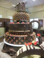 Die riesige Schokotorte