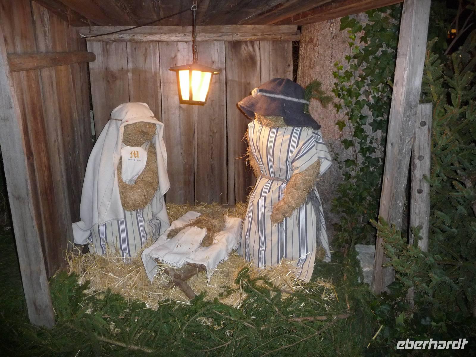 Die vielleicht originellste Krippe in der Region.