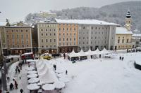 073 Salzburg, Blick auf den Residenzplatz