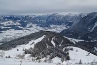 109 Berchtesgaden, Rossfeldpanoramastraße, Blick nach Golling
