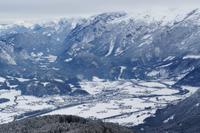 111 Berchtesgaden, Rossfeldpanoramastraße, Blick nach Golling