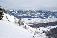 114 Berchtesgaden, Rossfeldpanoramastraße, Blick ins Salzachtal