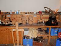 Werkstatt Perchtenmasken