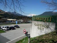 Auf der Rückreise machen wir Rast im Gasthof Gut  -  Name ist Programm, in der Tat !