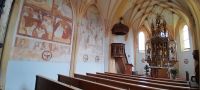 Alte Fresken in der Kapelle St. Nikolaus