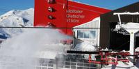 Auf den höchsten Gipfel -das Schareck- kommt man nur als Skifahrer, mit der Sesselbahn Gletscher Jet