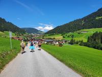 Blick auf das Hotel Elan und Oberau