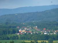 Blick vom Hotel