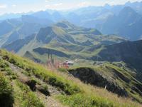 Blick vom Nebelhorn