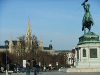 Blick zum Rathaus