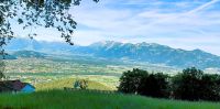 Blick zum Säntisgebirge vom Hotel 