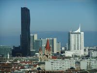 Blick zur UNO-City