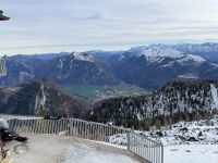 Das Südufer vom Traunsee, vom Feuerkogel aus gesehen