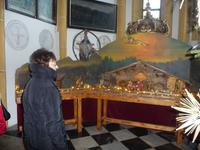 Die Krippe in der Wallfahrtskirche.