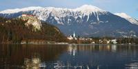 Dieses Panorama ist eines der am meisten fotografierten in Slowenien.