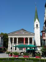 Dornbirner Marktplatz mit der Stadtpfarrkirche 