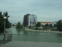 Fahrt über den Donaukanal