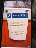 Glück gehabt am nächsten Tag war unsere Straße gesperrt