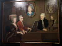 Im Haus der Musik, Gemälde mit Komponisten der Wiener Klassik