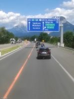 In D auf der Autobahn 