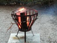 Osterfeuer am Hotel 