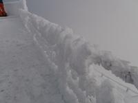 Schnee am Säntis