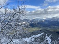Schneelandschaft mit Dachstein