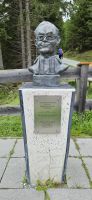 Stubaital,  Koppeneck, Büste Bischof Stecher