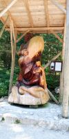 Tag 2 Holzfigur des Riesen Erla am Laudachsee