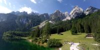 Tag 3 Ausblick auf das Höllengebirge am Gosausee