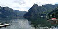 Tag 4 Ausblick auf das Traunseeufer von Traunkirchen 