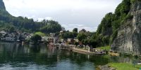 Tag 4 Blick auf die Uferpromenade Traunkirchen 