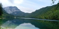 Tag 5 Blick über den vorderen Langbathsee vom Ostufer