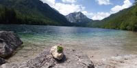 Tag 5 Panoramablick am vorderen Langbathsee