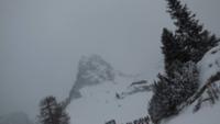 Trübe Stimmung auf dem Berg