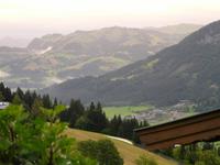 Traumhaftes Licht - Blick ins Brixental von Berggasthof 