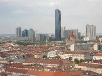 Wien  -  Blick auf die Neubauten