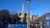 Wien- Stadtrundfahrt, entlang der Ringstraße, Rathaus