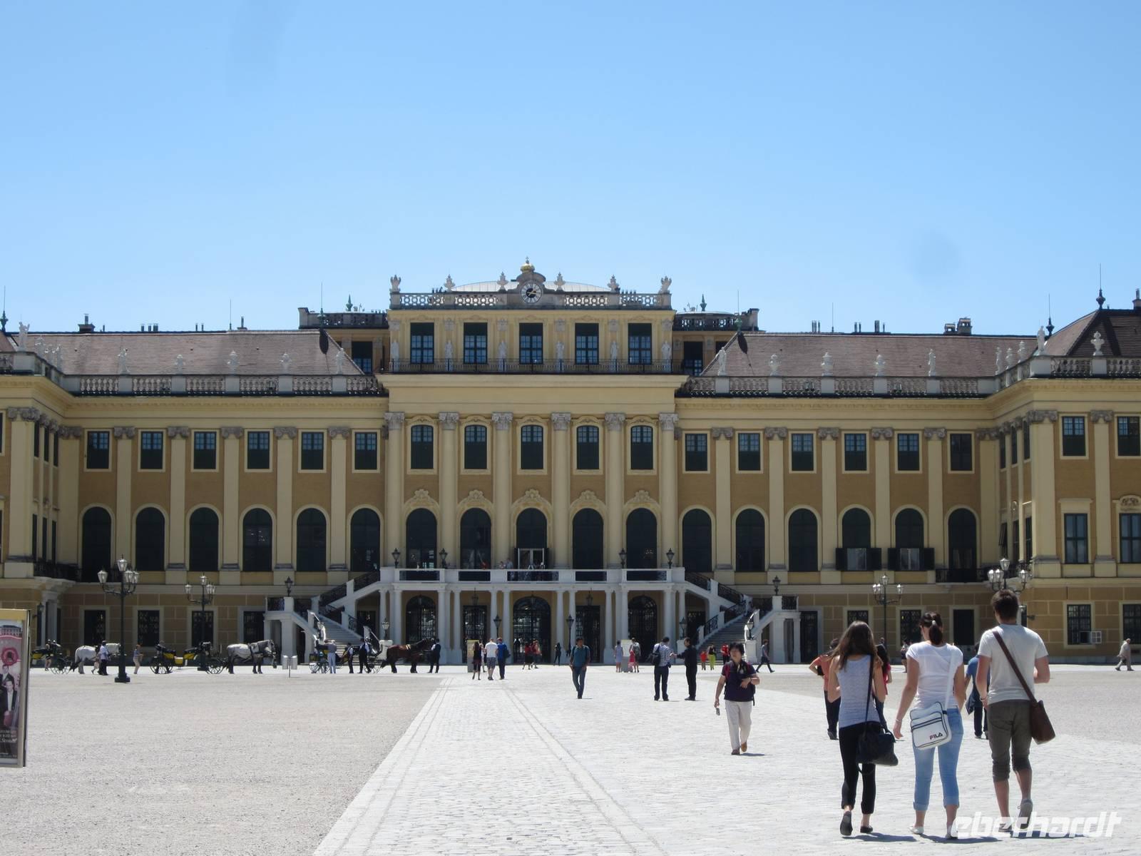 Wien-Fotostopp in Schnönbrunn