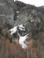 gefrorener Wasserfall 