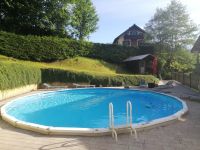 unser Pool am Hotel