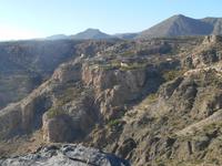 Jebel Akhdar-Gebirge (Diana´s Point - Blick auf das Dorf Al-Ayn)