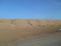 Fahrt durch die Sahara-Sandwüste