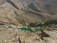 Blick zum Wadi Bani Khalid