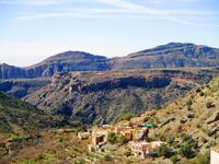Blick vom Sayq Plateau auf die Terrassengärten