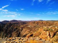 Blick vom Sayq Plateau auf die Terrassengärten