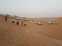 Oman, Sonnenuntergang in der Wüste