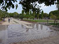 Oman, Muskat, Garten der Sultan Qaboos Grosse Moschee