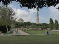 Oman, Muskat, Garten der Sultan Qaboos Grosse Moschee